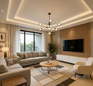 كيف تصمم غرفة معيشة متكاملة من الصفر اليك اهم الخطوات