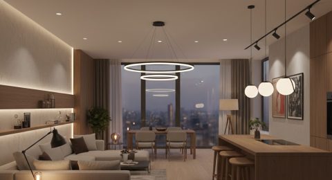 الإضاءة في التصميم الداخلي