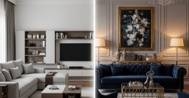 الأثاث الوظيفي مقابل الأثاث الجمالي: تعرّف على الفرق بينهما وأيهما أهم في التصميم الداخلي، وكيف تحقق التوازن المثالي بين الراحة والجمال داخل المساحات المختلفة.