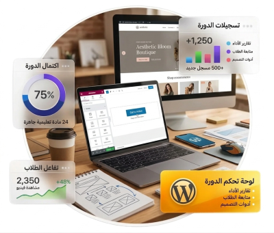 دورة احتراف الووردبريس: صمم موقعك الأول وانطلق في سوق العمل | Tadribcom