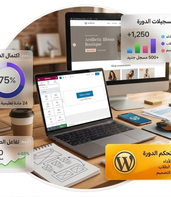 دورة احتراف الووردبريس: صمم موقعك الأول وانطلق في سوق العمل | Tadribcom