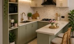 تصميم مطبخ صغير بأفكار ذكية لاستغلال المساحات