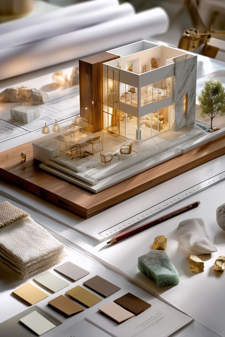العلاقة بين التصميم المعماري والتصميم الداخلي