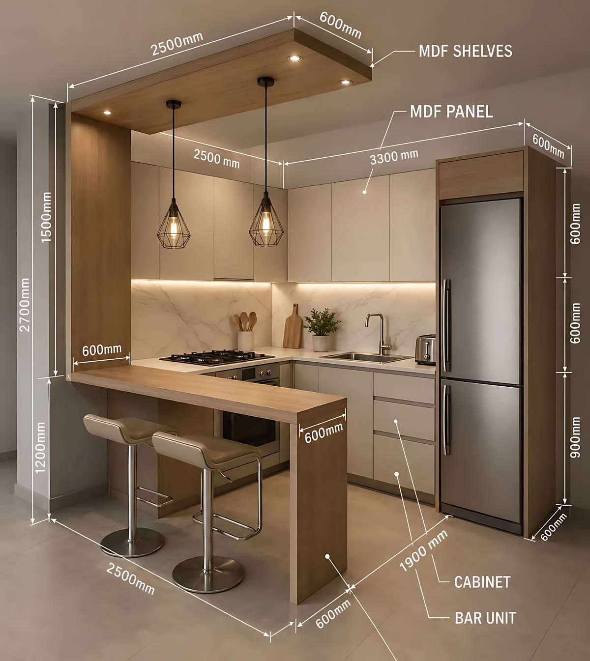 أنواع تصميم المطابخ: أيها يناسب منزلك؟